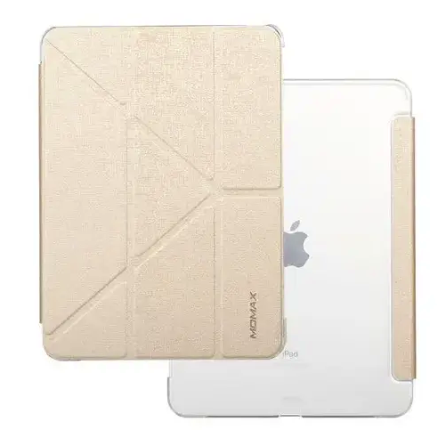 Чохол Flip Cover для iPad Pro 11 дюймів захист від ударів PU шкіра золотий - зображення 4