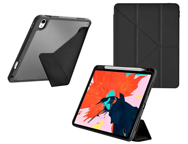 Чехол противоударный для iPad Pro 12.9 и Air 13 ультратонкий с держателем для стилуса WiWU Classic III черный - изображение 7