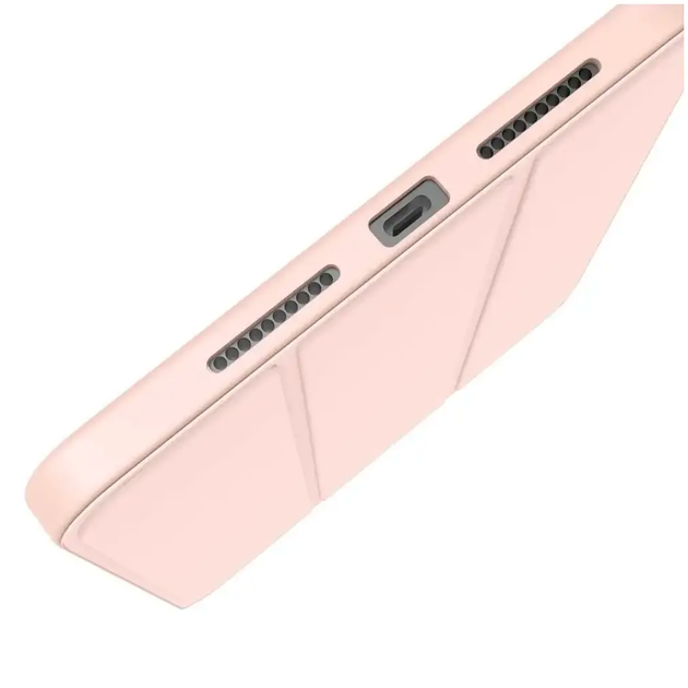 Чехол противоударный для iPad Air 13 дюймов и Pro 12.9 дюймов силиконовый защита от ударов розовый - Фото 3 Чехол противоударный для iPad Air 13 дюймов и Pro 12.9 дюймов силиконовый защита от ударов розовый - изображение 3