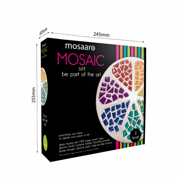 Набор для творчества Стеклянная мозаика Mosaaro «Flower. Цветок» (MA2034) - изображение 7
