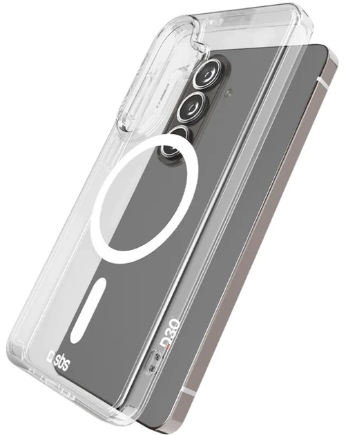 Чохол SBS Extreme D30 Case with MagSafe для Samsung Galaxy S26 Transparent (TED3OMAGCOVSAS26) - Фото 5 Чохол SBS Extreme D30 Case with MagSafe для Samsung Galaxy S26 Transparent (TED3OMAGCOVSAS26) - зображення 5