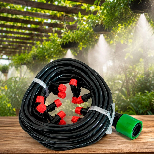 Туманоутворювач Patio Mistcooling Lit BD-10FT (Червоно-зелений) 20 Метрів, під 1" та 3/8" (VS7006850-2) - Фото 4 Туманоутворювач Patio Mistcooling Lit BD-10FT (Червоно-зелений) 20 Метрів, під 1" та 3/8" (VS7006850-2) - изображение 4