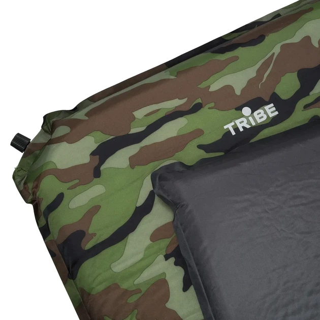 Килимок самонадувний Tribe Ranger 5 см туристичний 186×53 см для кемпінгу та походів (T-BB-0009-camo) - изображение 4