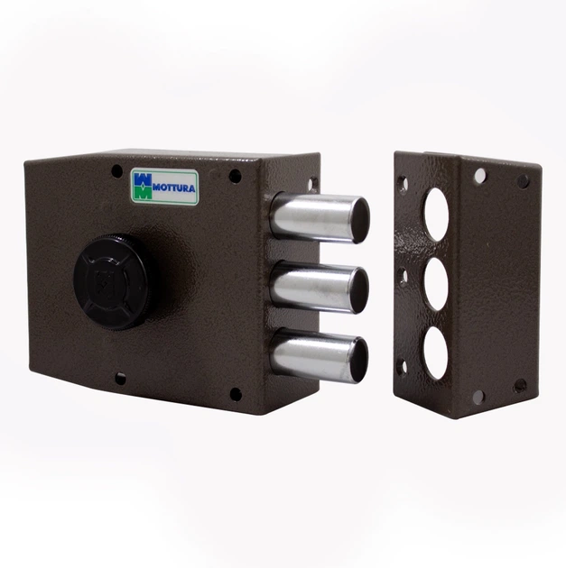 Замок для вхідних дверей накладної Mottura 30401VD50C5 (5206) 3975 - изображение 3