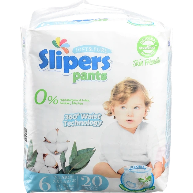 Підгузки-трусики Slipers EP-206 6 XX 15+ кг 20 шт И226 - зображення 2