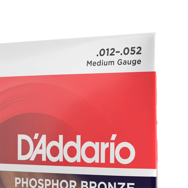 Струны для акустической гитары DʼADDARIO EJ39 Phosphor Bronze Medium 12-String (12-52) - изображение 4