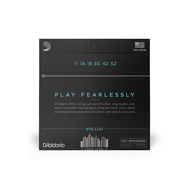 Струны для электрогитары DʼADDARIO NYXL1152 Medium Top / Heavy Bottom (11-52) - изображение 3
