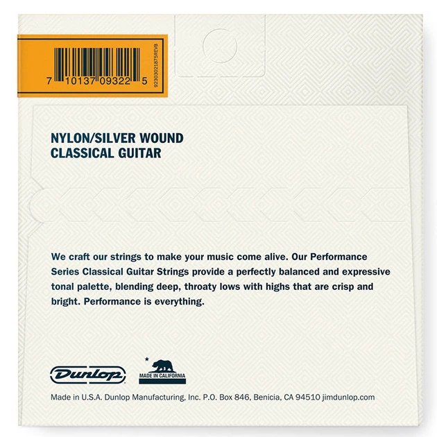 Струны для классической гитары Dunlop DCV100NS Normal Tension Classical Guitar Strings - изображение 2