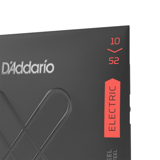 Струны для электрогитары DʼADDARIO XTE1052 XT Electric Nickel Plated Steel Light Top/Heavy Bottom (10-52) - изображение 4