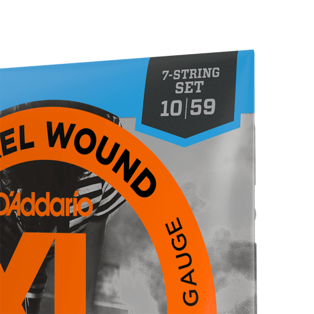 Струны для электрогитары DʼADDARIO EXL110-7 XL Nickel Wound Regular Light 7-String (10-59) - Фото 5 Струны для электрогитары DʼADDARIO EXL110-7 XL Nickel Wound Regular Light 7-String (10-59) - изображение 5