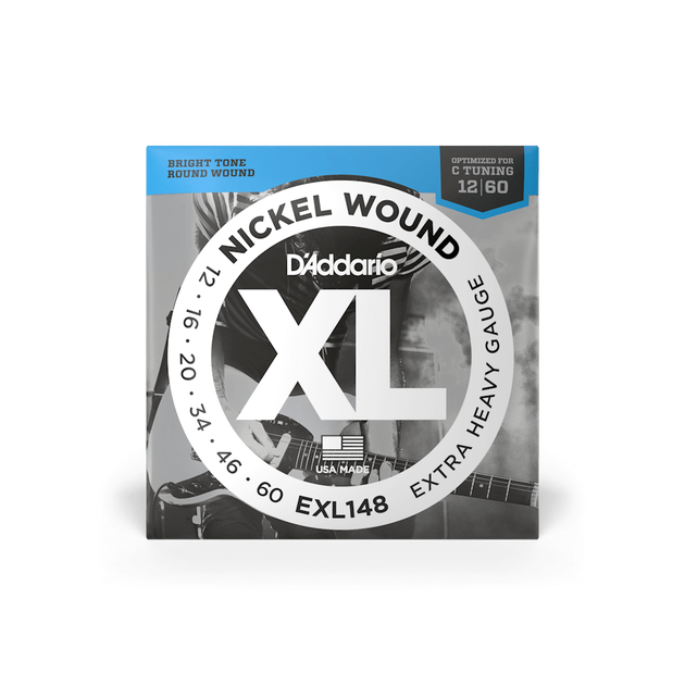 Струны для электрогитары DʼADDARIO EXL148 XL Nickel Wound Extra Heavy (12-60) - Фото 1 Струны для электрогитары DʼADDARIO EXL148 XL Nickel Wound Extra Heavy (12-60) - изображение 1
