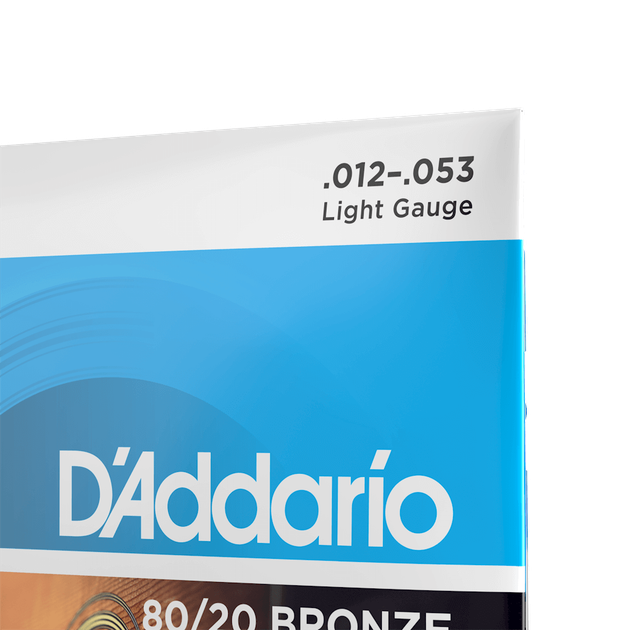 Струны для акустической гитары DʼADDARIO EJ11 80/20 Bronze Regular Light (12-53) - изображение 4