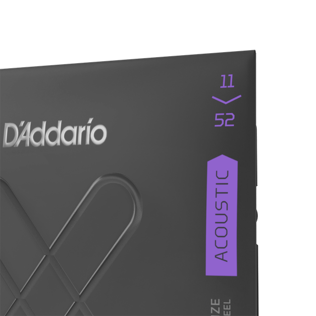 Струни для акустичної гітари DʼADDARIO XTABR1152 XT 80/20 Bronze Custom Light (11-52) - зображення 4