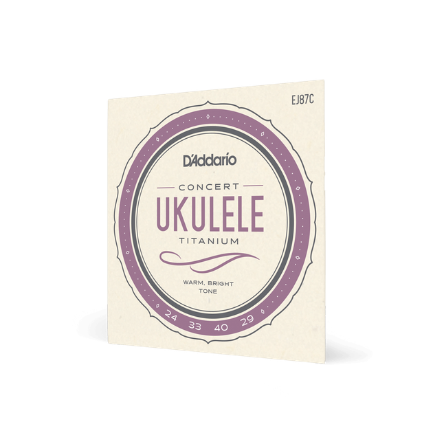 Струны для укулеле DʼADDARIO EJ87C Titanium Ukulele Concert - Фото 2 Струны для укулеле DʼADDARIO EJ87C Titanium Ukulele Concert - изображение 2