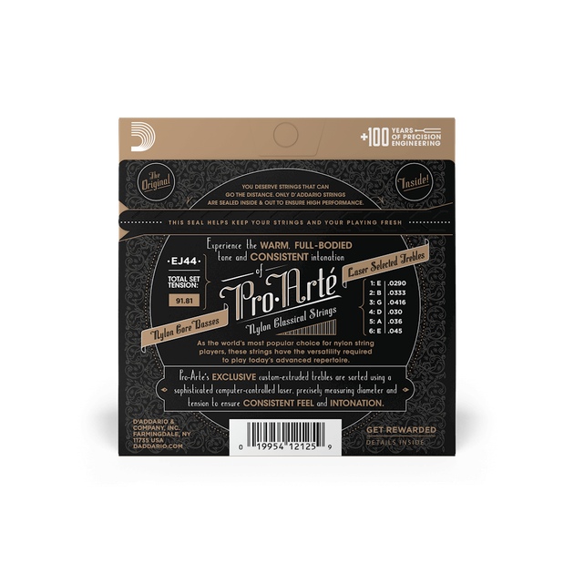 Струны для классической гитары DʼADDARIO EJ44 Pro Arte Extra Hard Tension - Фото 3 Струны для классической гитары DʼADDARIO EJ44 Pro Arte Extra Hard Tension - изображение 3
