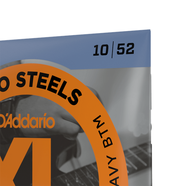 Струны для электрогитары DʼADDARIO EPS540 XL ProSteels Light Top/Heavy Bottom (10-52) - изображение 5