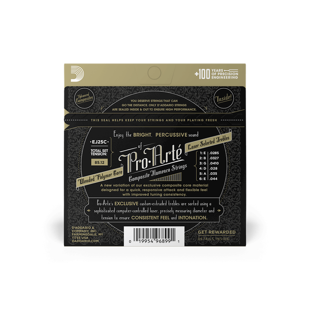 Струны для классической гитары DʼADDARIO EJ25C Pro-Arte Composite Flamenco Clear Nylon - Фото 3 Струны для классической гитары DʼADDARIO EJ25C Pro-Arte Composite Flamenco Clear Nylon - изображение 3