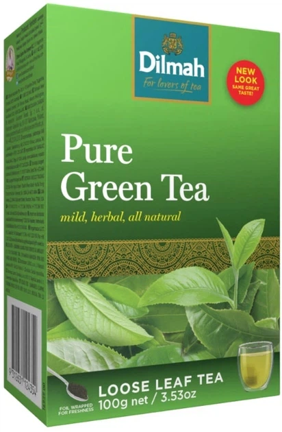 Чай зелений байховий Dilmah Pure Green Tea 100г Листовий