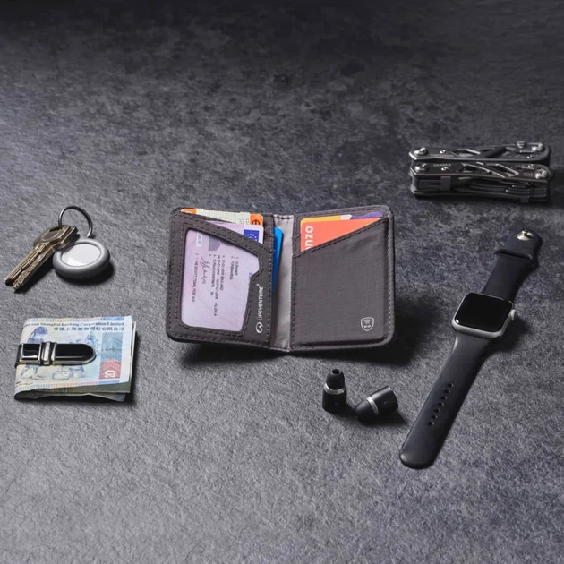 Гаманець Lifeventure Recycled RFID Card Wallet Grey - Фото 6 Гаманець Lifeventure Recycled RFID Card Wallet Grey - зображення 6
