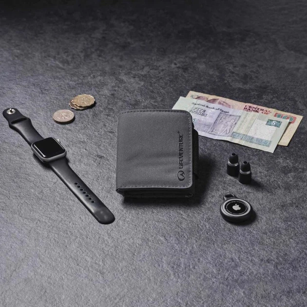 Кошелек Lifeventure Recycled RFID Wallet Grey - Фото 5 Кошелек Lifeventure Recycled RFID Wallet Grey - изображение 5