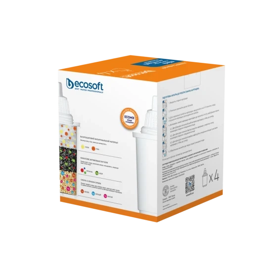 Комплект сменных картриджей для фильтров-кувшинов Ecosoft универсальный набор 3+1 шт - изображение 2