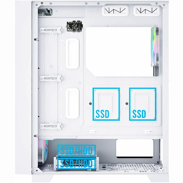 Корпус Montech Air 1000 Premium White - изображение 4