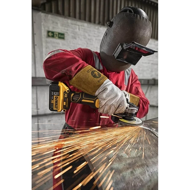 Шлифмашина угловая аккумуляторная DeWalt 18 В XR Li-Ion 125 мм без АКБ DCG405N - изображение 5