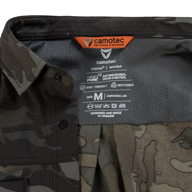 Сорочка Camotec Bastion MC Black (9802), L - зображення 6