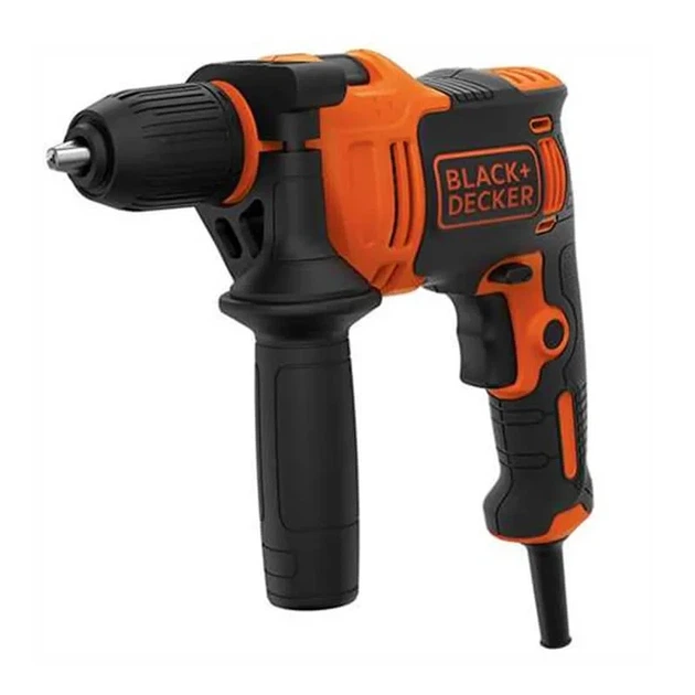 Дрель ударная Black+Decker 550 Вт патрон 13 мм с кейсом BEH550K-QS - Фото 2 Дрель ударная Black+Decker 550 Вт патрон 13 мм с кейсом BEH550K-QS - изображение 2