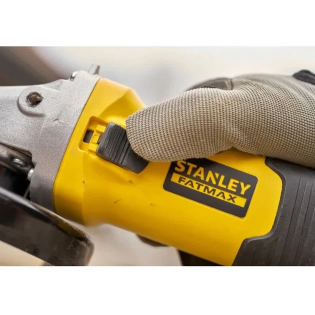 Шлифмашина угловая Stanley FatMax 1100 Вт 125 мм с регулировкой оборотов FMEG225VS-QS - изображение 8