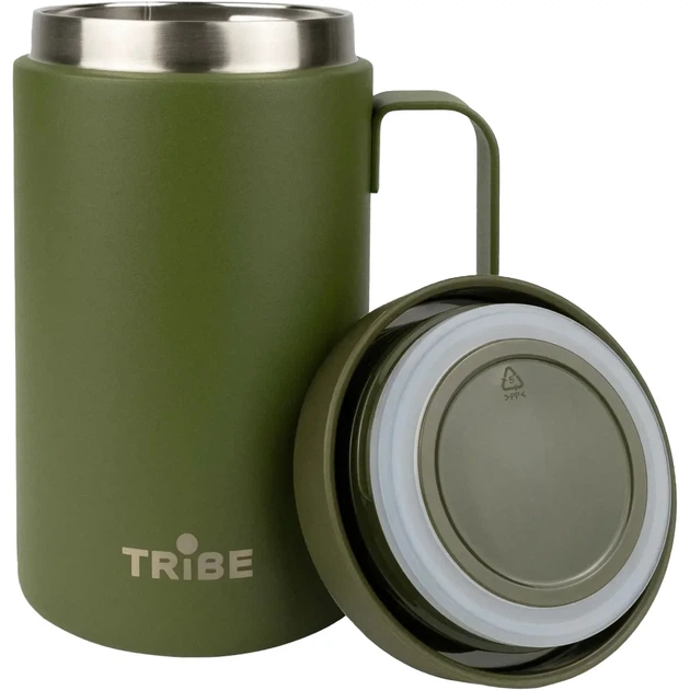 Термокружка Tribe Adventure 450 мл Olive - Фото 2 Термокружка Tribe Adventure 450 мл Olive - изображение 2