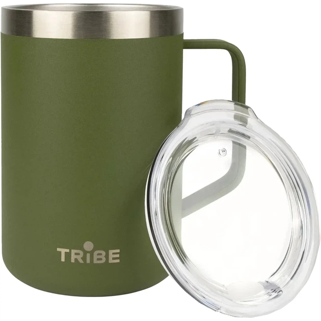 Термокружка Tribe Classic 500 мл Olive - Фото 2 Термокружка Tribe Classic 500 мл Olive - изображение 2