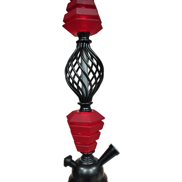 Кальян Hookah Rami Carbon Red Plus высотой 63 см на 1 персону - изображение 7