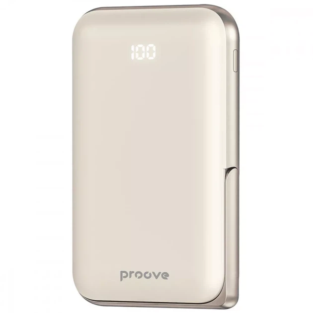 УМБ Портативна Батарея Proove Knight 20W 10000mAh Портативний зарядний пристрій / Акумулятор / Павербенк / Повербанк / Power Bank - Бежевий - Фото 1 УМБ Портативна Батарея Proove Knight 20W 10000mAh Портативний зарядний пристрій / Акумулятор / Павербенк / Повербанк / Power Bank - Бежевий - зображення 1