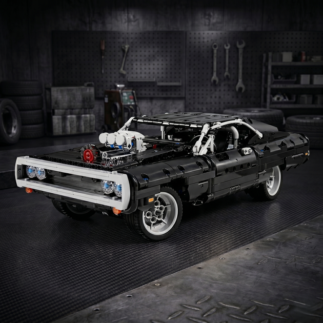 Конструктор Technic Dom's Dodge Charger, 1077 деталей - зображення 4
