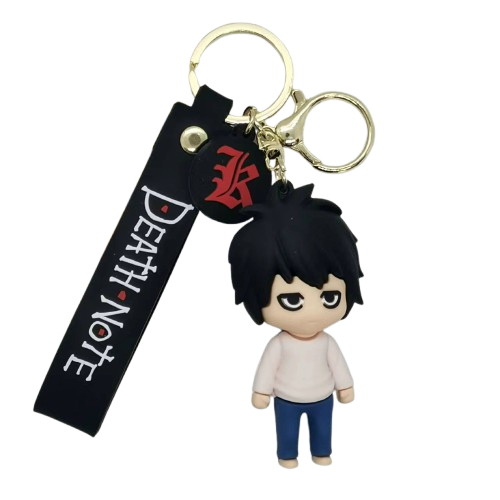 Брелок Зошит смерті Ел Лоулайт Death Note L 5 см - Фото 1 Брелок Зошит смерті Ел Лоулайт Death Note L 5 см - зображення 1