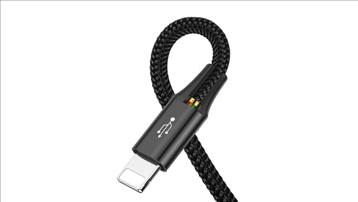 Кабель Baseus Fast 4-in-1 3.5A USB 2.0 - Lightning + Micro-USB + USB Type-C 2шт Black 1.2m - Фото 2 Кабель Baseus Fast 4-in-1 3.5A USB 2.0 - Lightning + Micro-USB + USB Type-C 2шт Black 1.2m - изображение 2