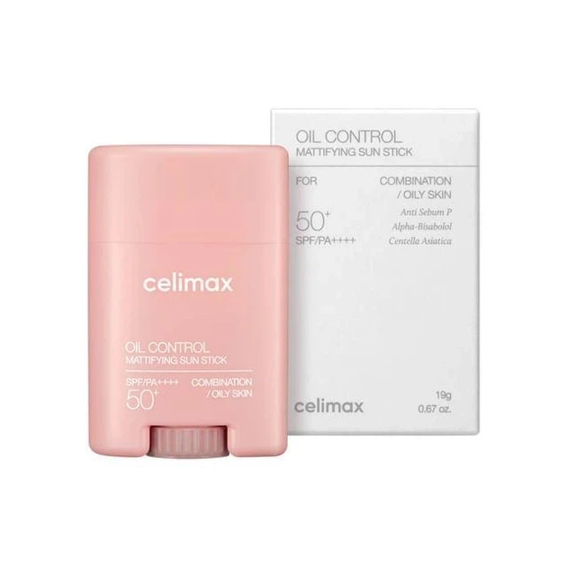 Солнцезащитный стик Celimax Oil Control Mattifying Sun Stick 19g - Фото 1 Солнцезащитный стик Celimax Oil Control Mattifying Sun Stick 19g - изображение 1