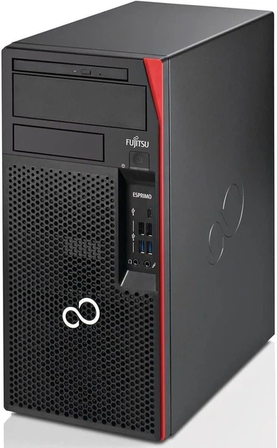 Компьютер Fujitsu Esprimo P757 Microtower / Intel Core i7-6700T / RAM 8GB / SSD 256GB / Intel HD Graphics 530 / 2 x DisplayPort / DVI / LAN / Windows 10 / Черный (101954006) - Уценка - изображение 2