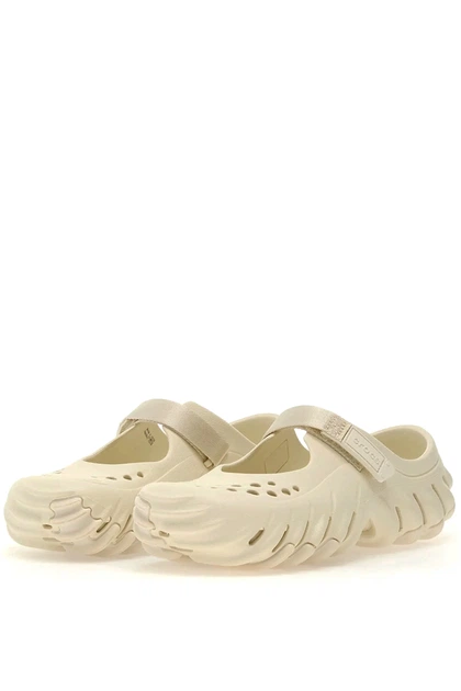 Жіночі крокси Crocs Echo Mary Jane Clog Слонова кістка 211996 W9/39-40/25-25.5см - зображення 3