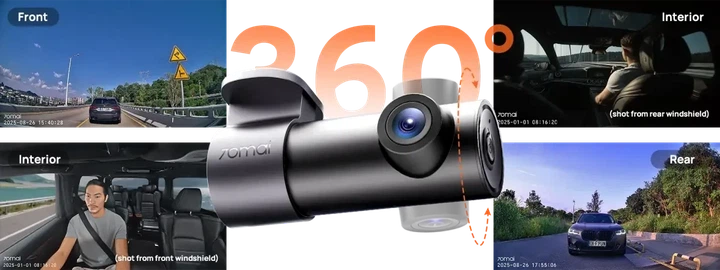 Відеореєстратор Xiaomi 70mai Dash Cam M310 Plus 2K UA - зображення 3