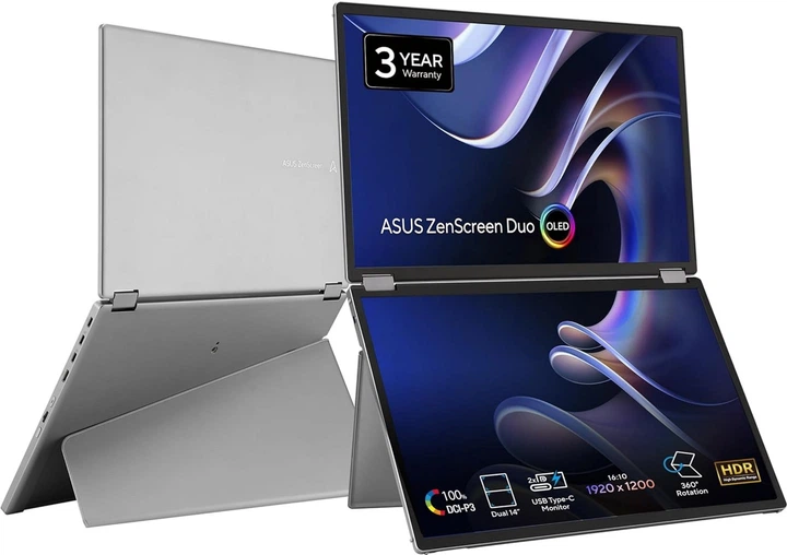 Монитор 14" ASUS ZenScreen Duo OLED MQ149CD (90LM0AKV-B01N70) - изображение 8