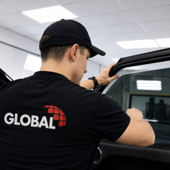 Автомобільна керамічна плівка Global QDP Carbon 05 для тонування авто. Колір: чорний. Ширина 1524мм - ціна за п.м. - зображення 4
