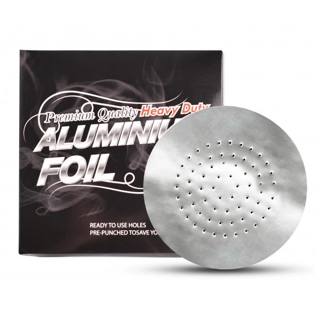 Алюминиевая фольга для кальяна Alluminium Foil (30 листов) - Фото 1 Алюминиевая фольга для кальяна Alluminium Foil (30 листов) - изображение 1