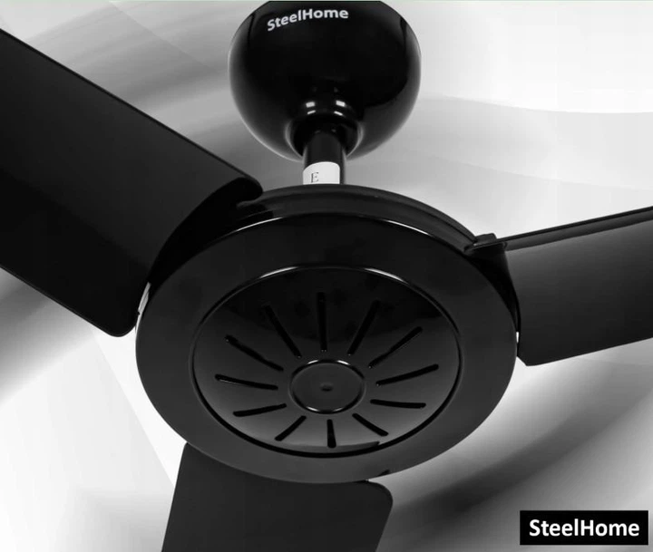 Стельовий вентилятор SteelHome 90 см 20 Вт 275 об./хв з таймером і пультом ДК Чорний - зображення 10