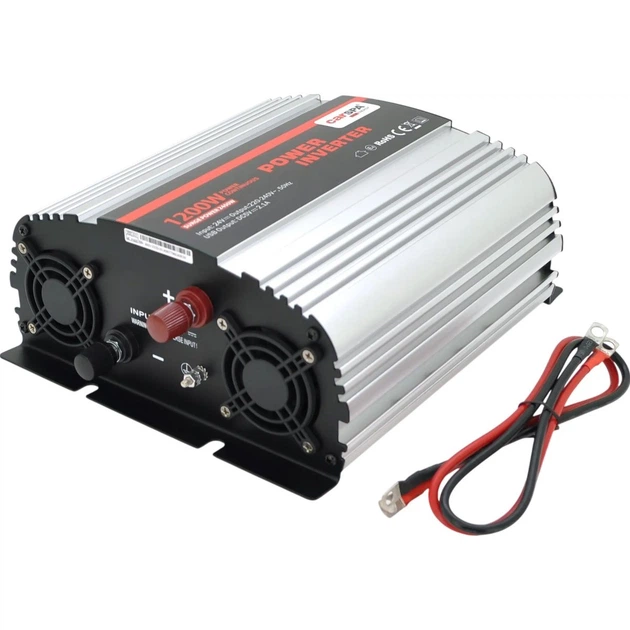 Автомобільний інвертор Carspa 1200-242 1200W 24/220V [167711] - зображення 2