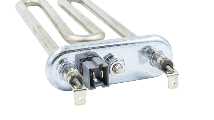 Тен для пральної машини L=175 мм, 1600 Вт, Heatwell, LG AEG33121513 (з датчиком) - зображення 3