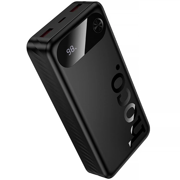 УМБ Повербанк Hoco J154A Fast 20000mAh 22.5W+PD20W / Портативний зарядний пристрій Power Bank чорний - Фото 1 УМБ Повербанк Hoco J154A Fast 20000mAh 22.5W+PD20W / Портативний зарядний пристрій Power Bank чорний - зображення 1