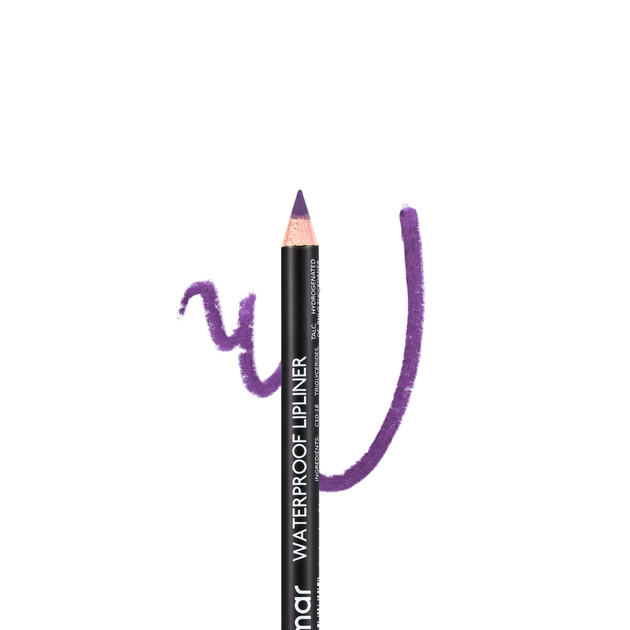Олівець для губ водостійкий Flormar Waterpoof Lipliner № 218 Темно-ліловий Dark purple - изображение 2
