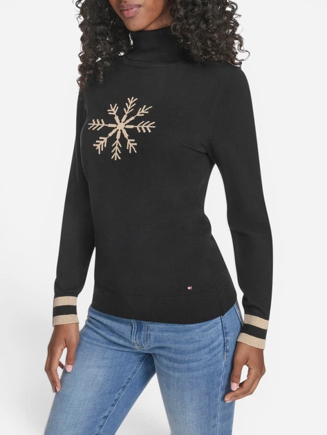 Гольф-водолазка женская Tommy Hilfiger 638640404 M Черная (1159863433) - изображение 4